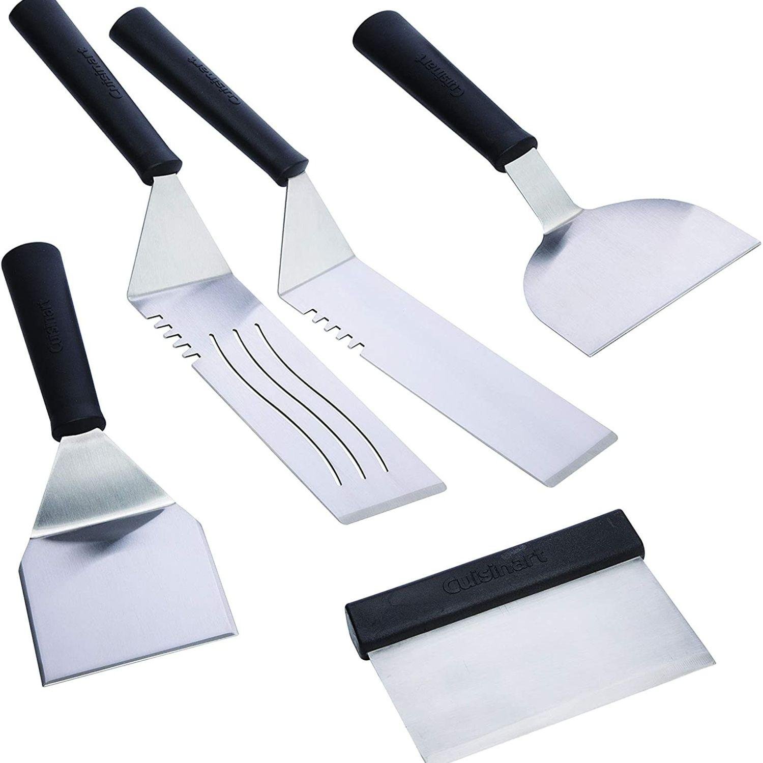 Cuisinart CGS-509 Stainless Steel, Griddle Spatula Set, 5-Piece